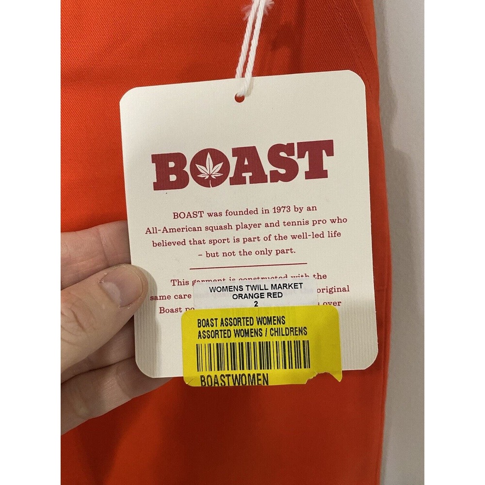 BOAST Casual Orange Straight Skirt Tennis Athletic Fit Country Club Size‎ 2 - Picture 9 of 9